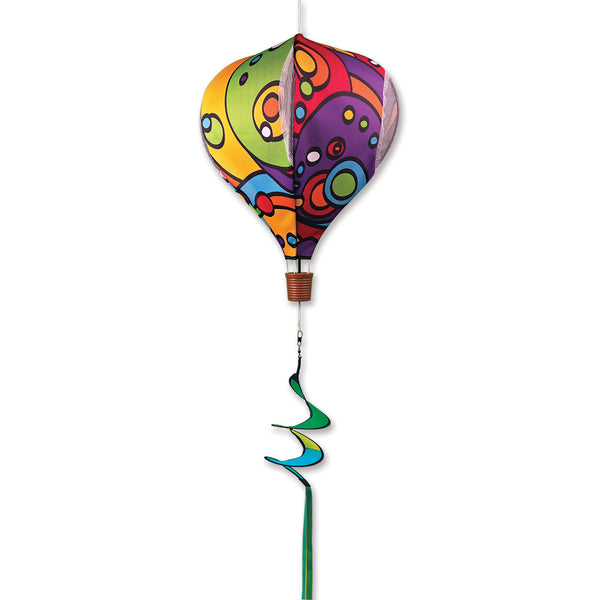 19 in. Pop-Open Hot Air Balloon - Rainbow Orbit