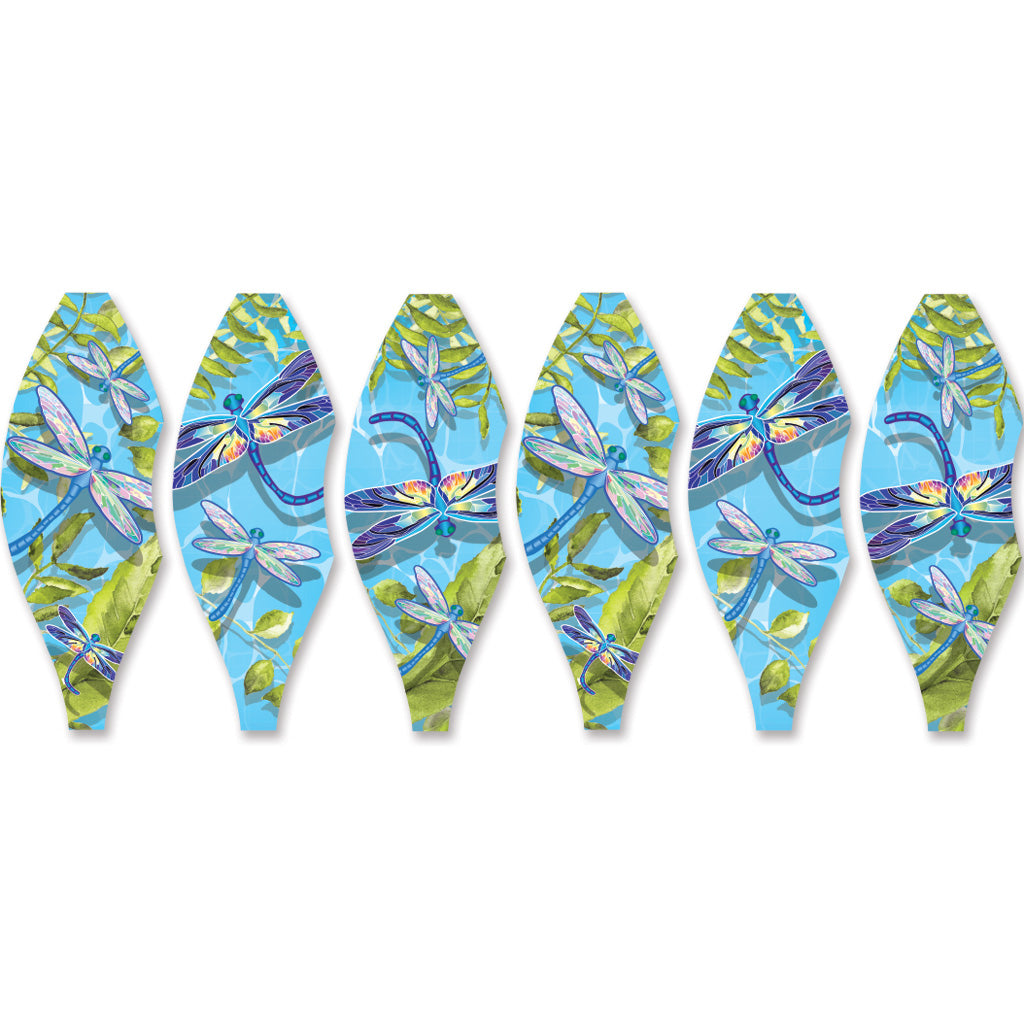 19 in. Pop-Open Hot Air Balloon - Dragonflies