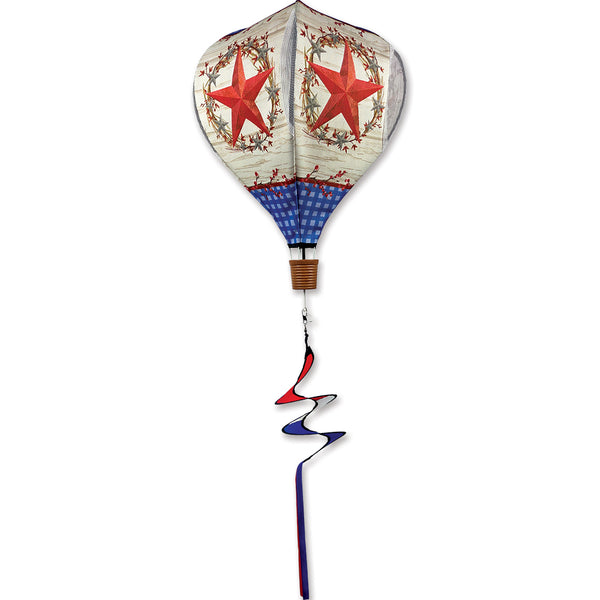 19 in. Pop-Open Hot Air Balloon - Barn Star