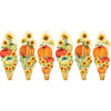 19 in. Pop-Open Hot Air Balloon - Fall Pumpkins