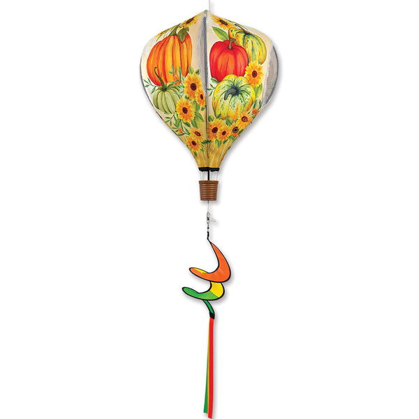 19 in. Pop-Open Hot Air Balloon - Fall Pumpkins