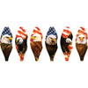 19 in. Pop-Open Hot Air Balloon - Patriotic Eagle
