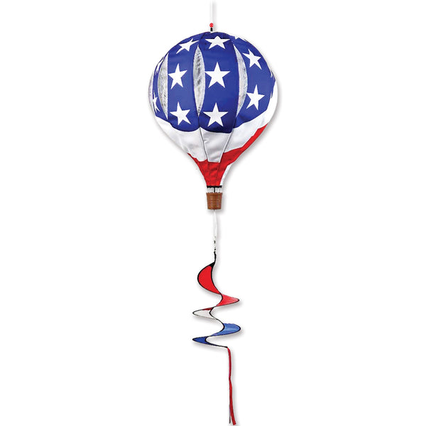 22 in. Pop-Open Hot Air Balloon - Wavy Patriotic