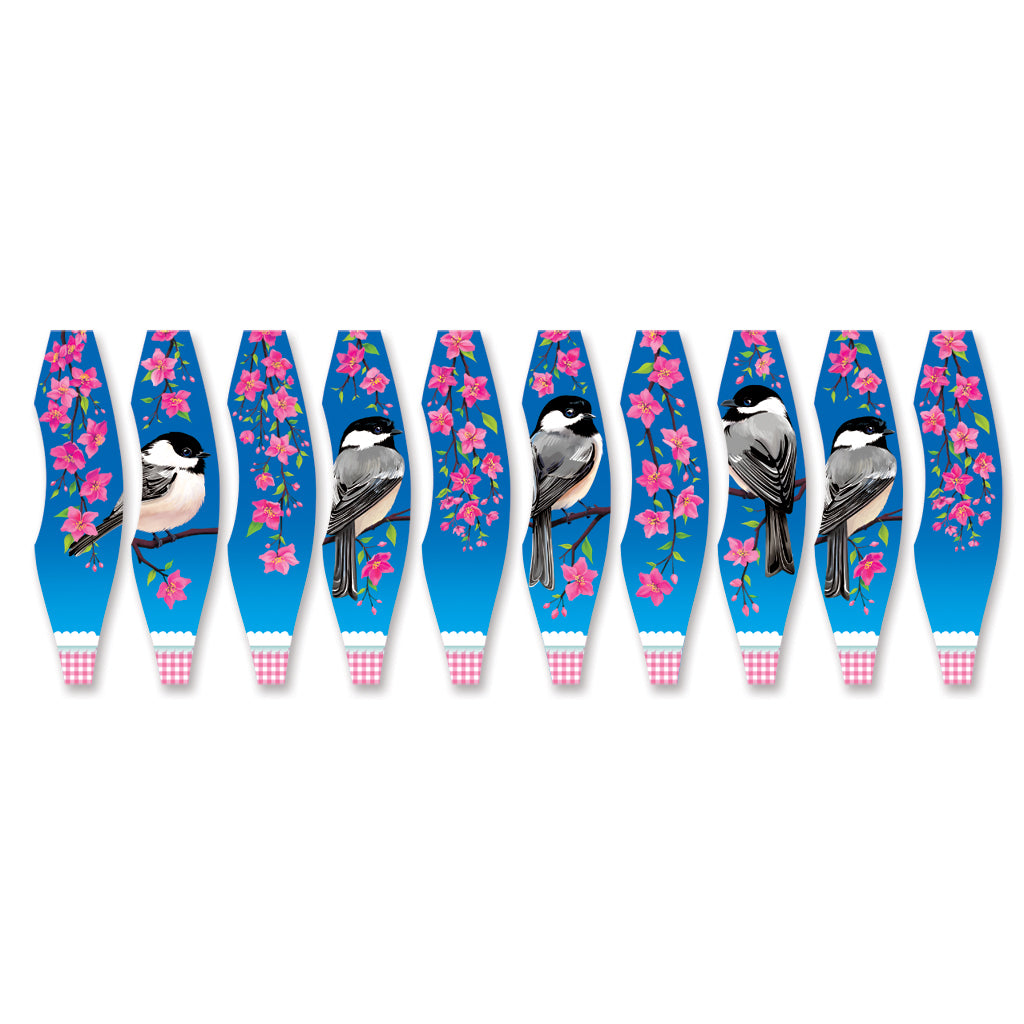 22 in. Pop-Open Hot air Balloon - Chickadee