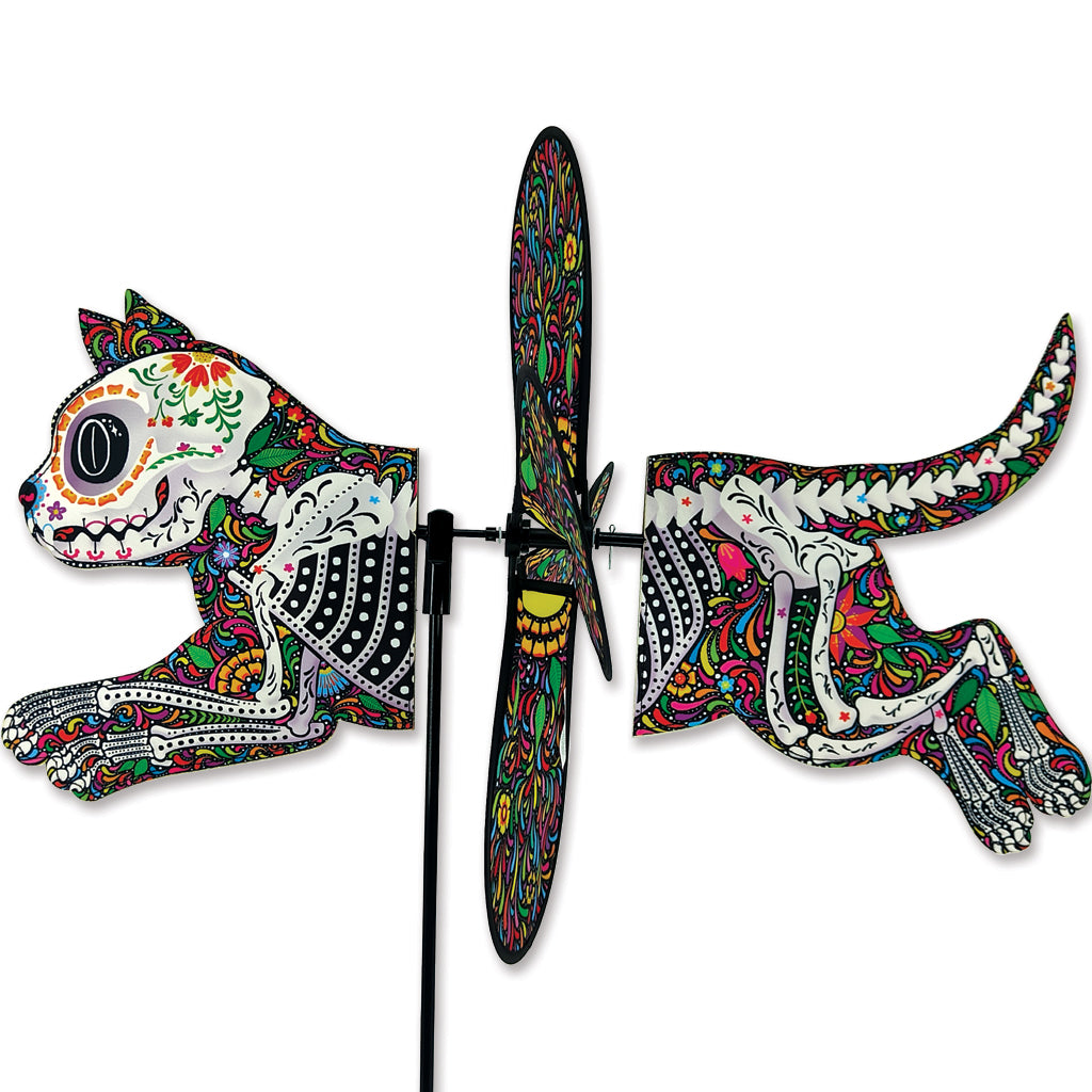 Deluxe Petite Spinner - Day of the Dead Cat