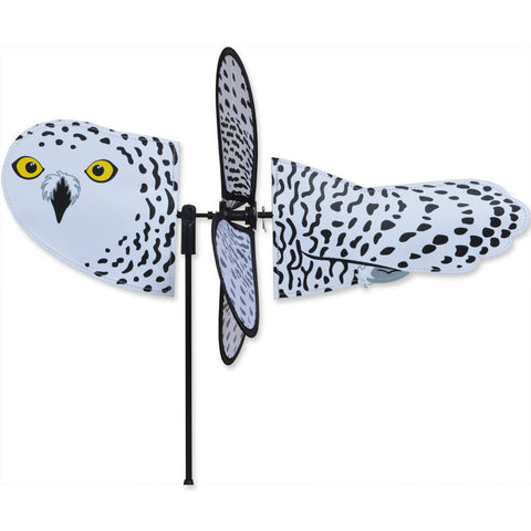 Petite Spinner - Snowy Owl