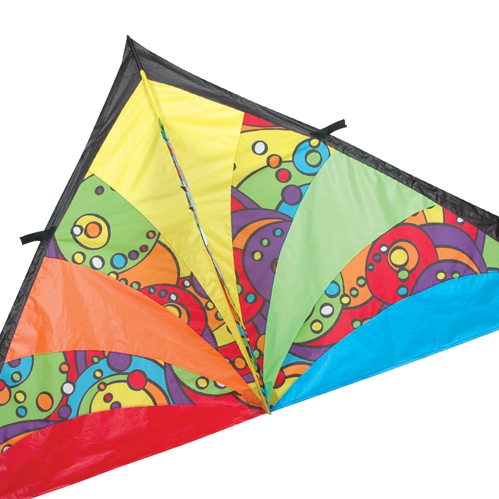 9 ft. Delta Kite - Rainbow Orbit