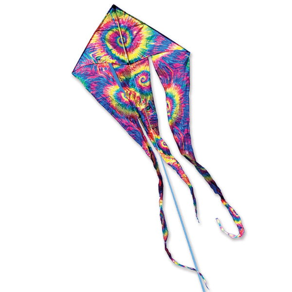 46 in. Flo-Train Delta Kite - Neon Tie Dye