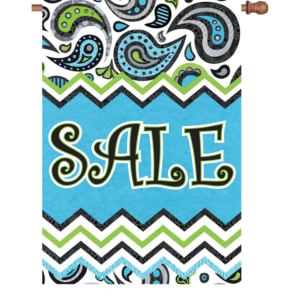 28 in. Flag - Paisley Sale