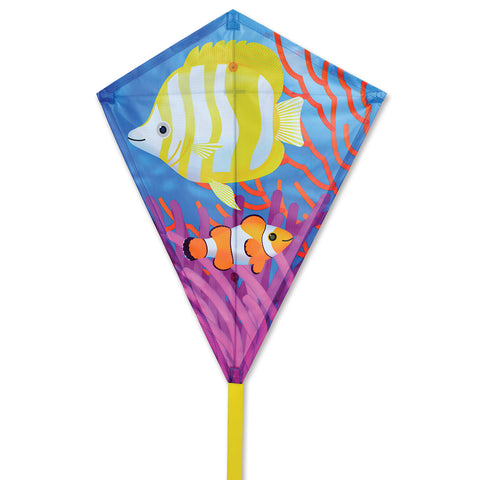 25 in. Diamond Kite - Funny Fish