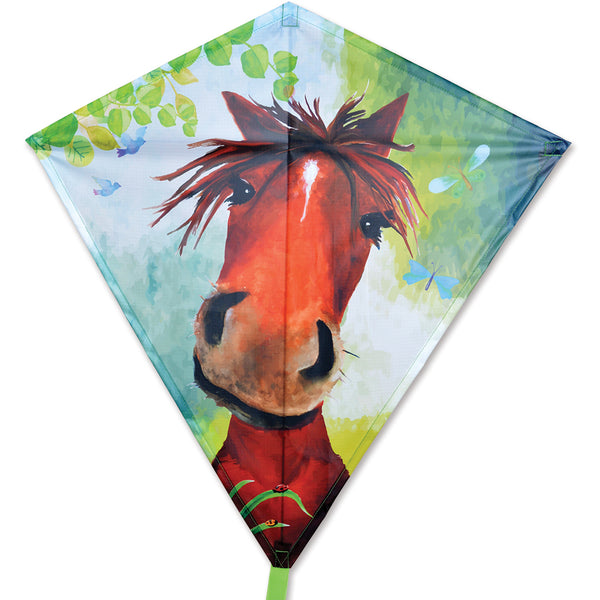 30 in. Diamond Kite - Horace Horse