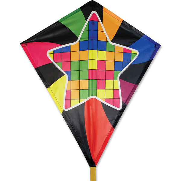 30 in. Diamond Kite - Star Blocks