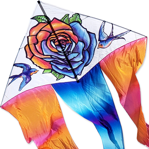 6.5 ft. Flo-Tail Delta Kite - Tattoo