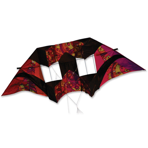 10.5 ft Double Box Kite - Warm Orbit
