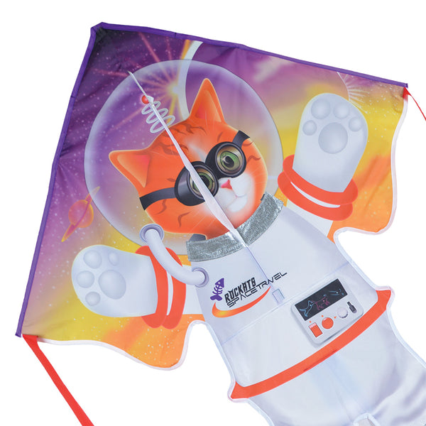 Large Easy Flyer Kite - Catstranaut