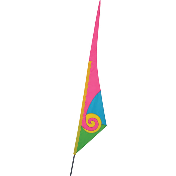 SoundWinds Spiral Recumbent Bike Flag - Jewel