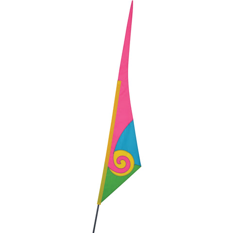 SoundWinds Spiral Recumbent Bike Flag - Jewel