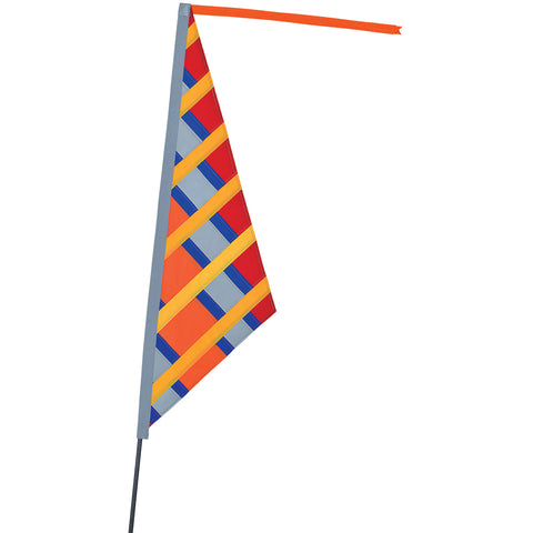SoundWinds Reflective Sail Recumbent Bike Flag - Summer