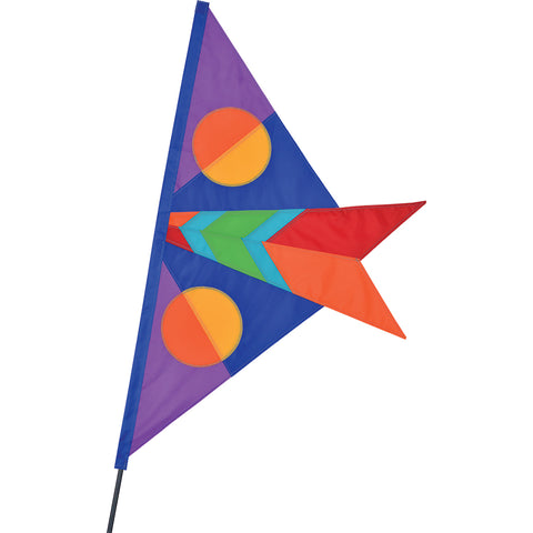 SoundWinds David Ti Falcon Bike Flag - Purple
