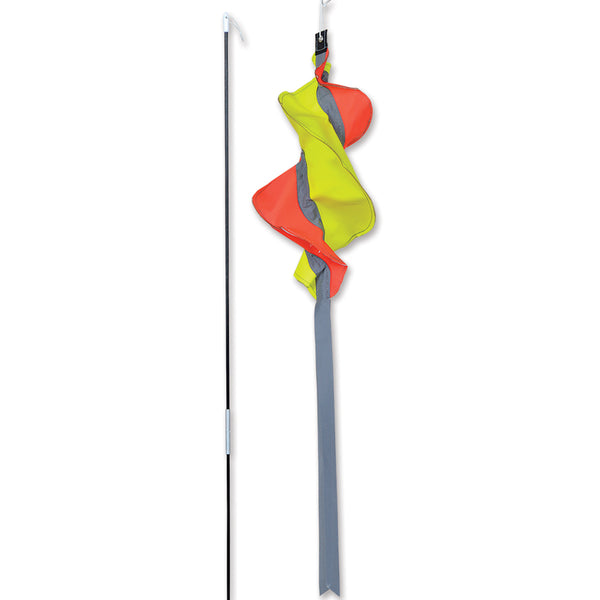 SoundWinds Reflective Turi Spinning Recumbent Bike Windsock