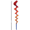 SoundWinds David Ti Medium Fusilli Spinning Bike Windsock - Orange