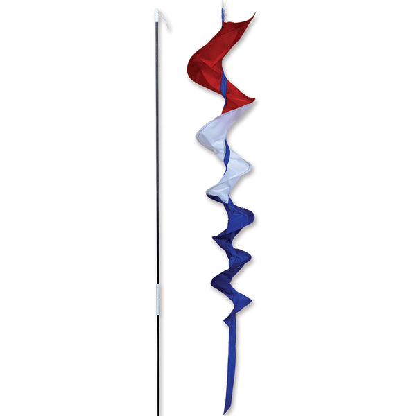 SoundWinds David Ti Medium Fusilli Spinning Bike Windsock - Patriotic