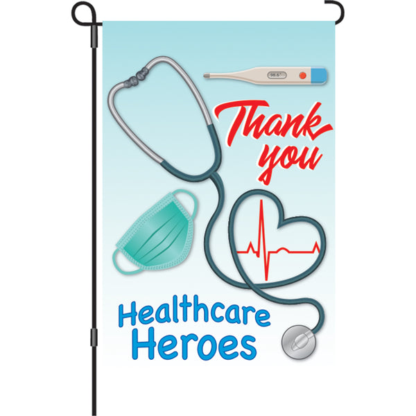 12 in. Flag - Healthcare Heroes