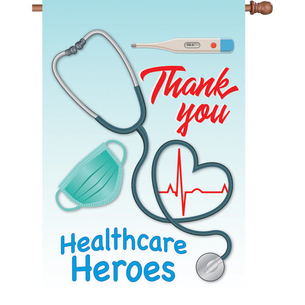 28 in. Flag - Healthcare Heroes