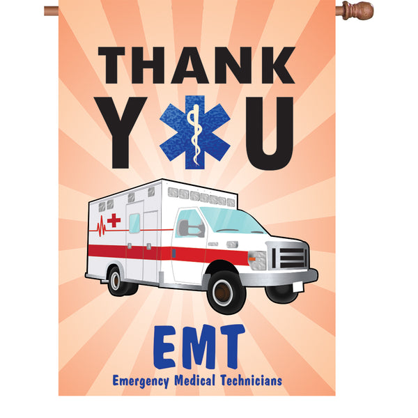 28 in. Flag - Thank You EMT