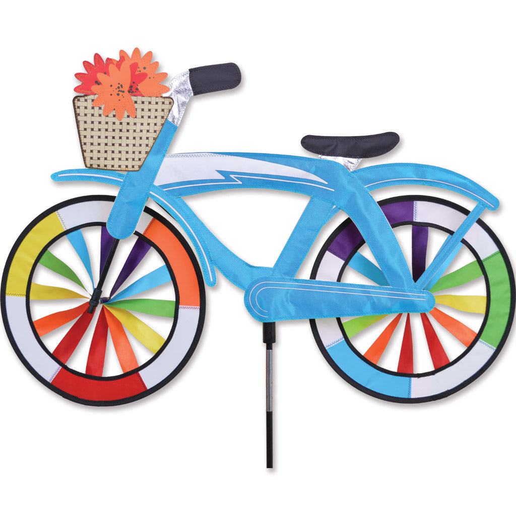 30 in. Bike Spinner - Blue Classic Cruiser