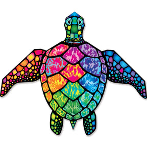 Large Sea Turtle Kite - Rainbow