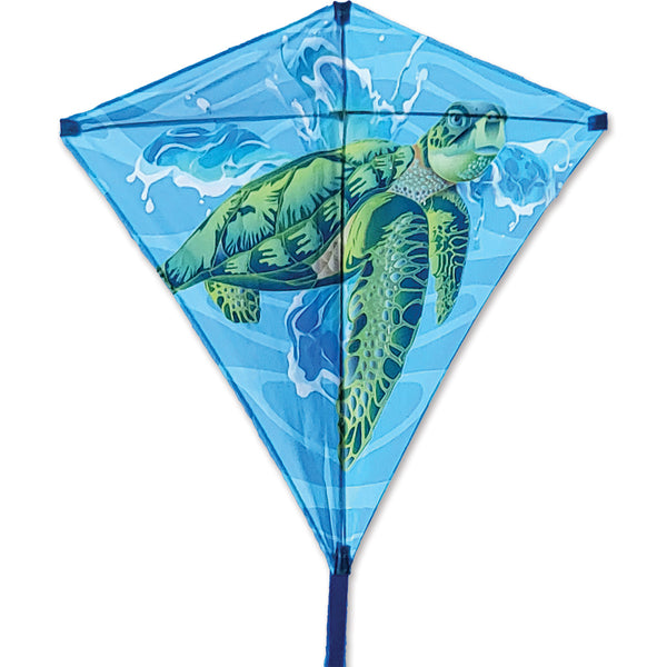 30 in. Diamond Kite - Sea Turtle