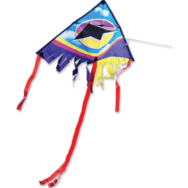 28 in. Fringe Delta Kite - Premier Kites Logo