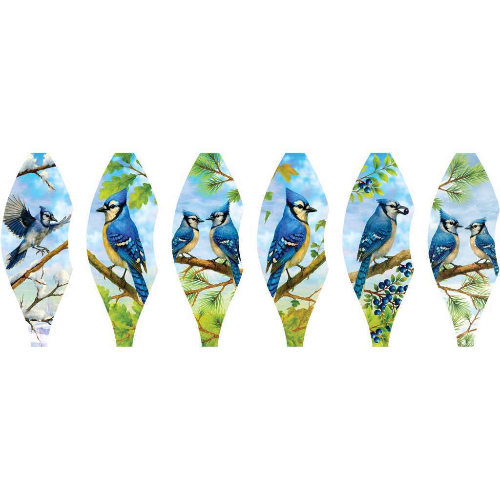 19 in. Pop-Open Hot Air Balloon - Blue Jay