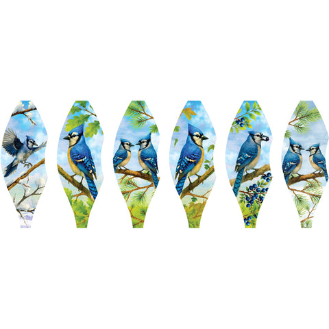 19 in. Pop-Open Hot Air Balloon - Blue Jay