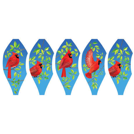 19 in. Pop-Open Hot Air Balloon - Cardinal