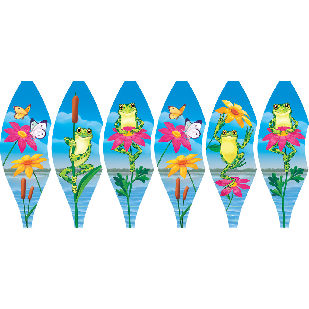 19 in. Pop-Open Hot Air Balloon - Frogs