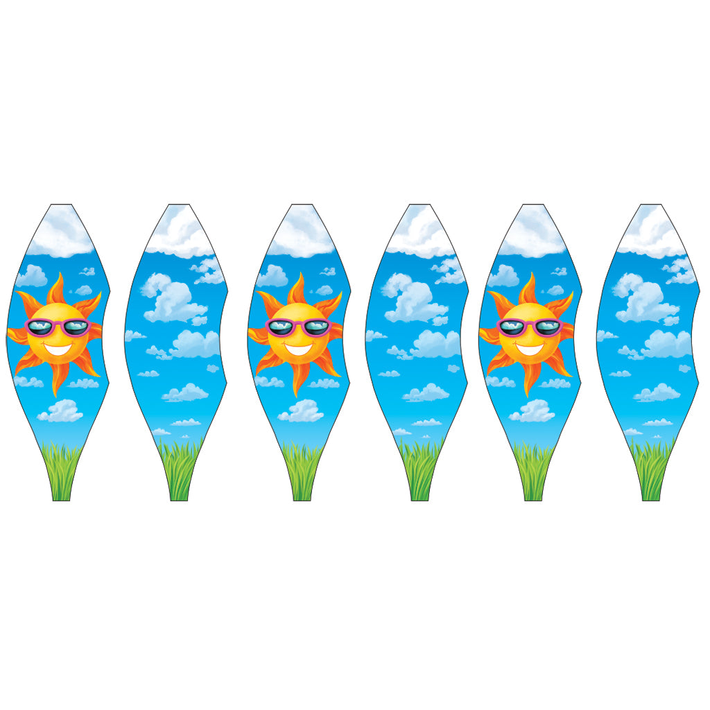 19 in. Pop-Open Hot Air Balloon - Sun