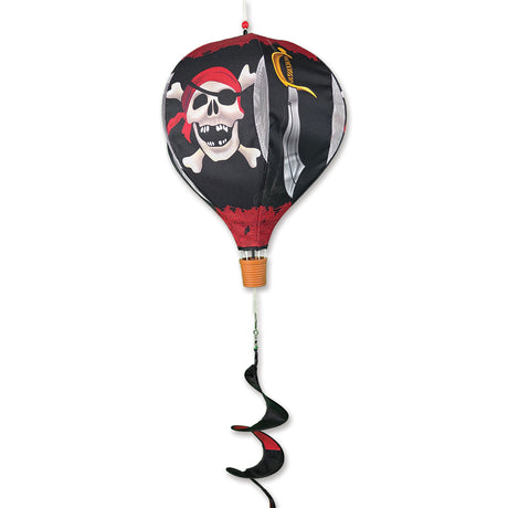 19 in. Pop-Open Hot Air Balloon - Jolly Roger