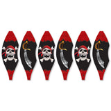 19 in. Pop-Open Hot Air Balloon - Jolly Roger