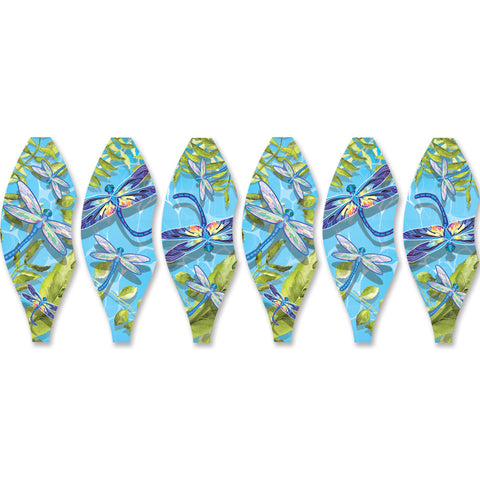 19 in. Pop-Open Hot Air Balloon - Dragonflies