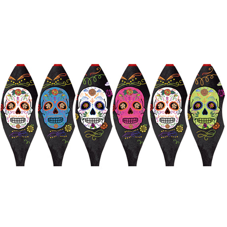 19 in. Pop-Open Hot Air Balloon - Day of the Dead