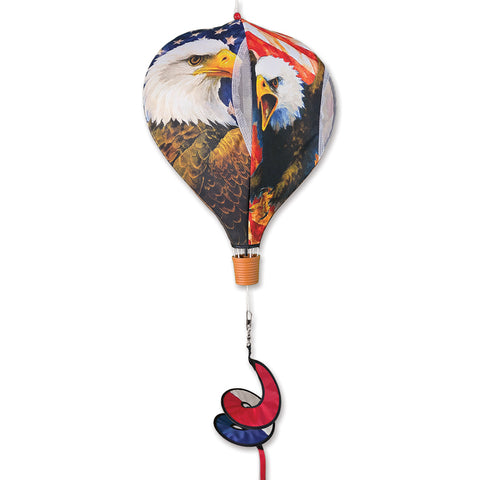 19 in. Pop-Open Hot Air Balloon - Patriotic Eagle