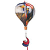 19 in. Pop-Open Hot Air Balloon - Patriotic Eagle