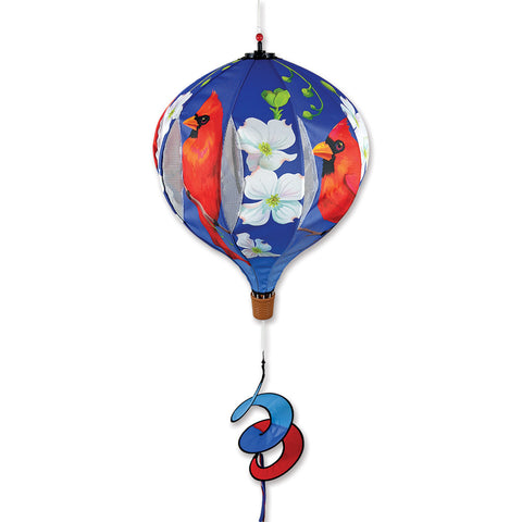 22 in. Pop-Open Hot Air Balloon - Cardinal and Dogwoods