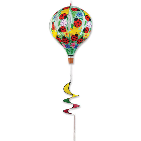 22 in. Pop-Open Hot Air Balloon - Floral Ladybugs