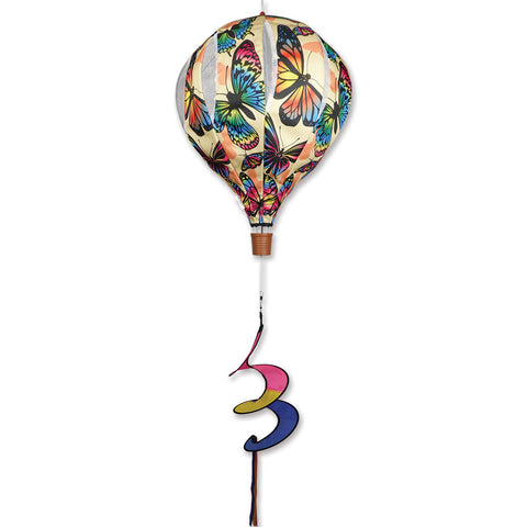 22 in. Pop-Open Hot Air Balloon - Neon Butterflies