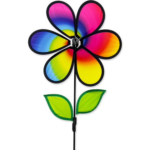 12 in. Flower Spinner - Rainbow Spiral