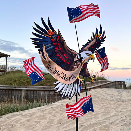 28 in. WhirliGig Spinner - We the People Patriotic Eagle