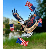 17 in. WhirliGig Spinner - We the People Patriotic Eagle